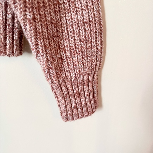 Future Collective Marled Turtleneck Sweater Pale Rust Size M - Picture 3 of 9